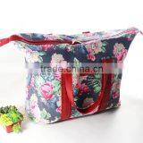 Eco-friendly Canvas Tote Bag With Zipper for Home Textile Packing thumbnail-1