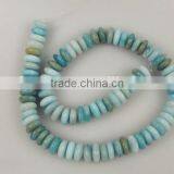 Natural Good Quality Natural Gemstones Amazonite Rondelle Beads Assorted Precious Stone Rondelle for Jewelry Making thumbnail-1
