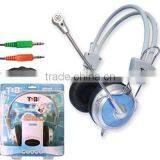 Hot New Products for 2015 Free Sample Computer Accessory for Dubai Computer Double Jack Headphones TB-M881 thumbnail-3
