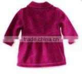 New Design Girls Coat Pink Polar Fleece Baby Girl Winter Coat thumbnail-2
