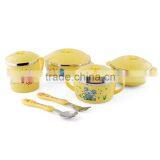 Chinese Wholesale 5 Piece Stainless Steel Mixing Bowl Set With Lids for Children thumbnail-2