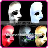 Adult half face masquerade masks pulp & fabric material for men party cosply