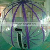 Inflatable Walking Ball With Purple Stripe