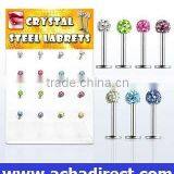 Crystal Steel Labret thumbnail-1