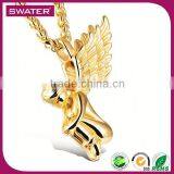Wholesale Fashion Jewelry Gold Angel Ballerina Necklace
