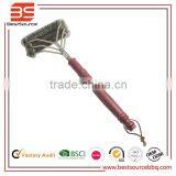 3 Heads New Style BBQ Cleaning Brush With Red Long Handle Made In China