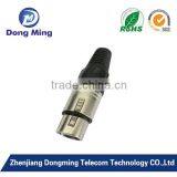 Black Microphone Male Connector