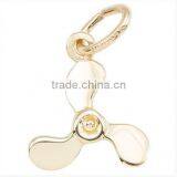 3 Dimensional Propeller Pendants for Bracelet Zinc Alloy Charms and Pendants thumbnail-6