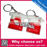 T-shirt shaped LED Flat Card Torch/ flat card Light/card torch Keychain