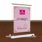 Shenzhen Factory T Shaped Wholesale Custom Acrylic Price Tag Holder/a4 Acrylic Sign Holder With Magnet thumbnail-2