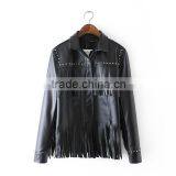 cheap china wholesale clothing tassel back jacket