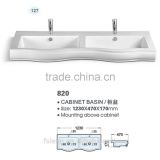 LELIN ceramic cabinet basin bathroom vanities top bathroom basin LT-127