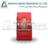 LIXING PACKAGING cellophane packaging ground coffee bags with valve wholesale packaging bag
