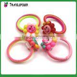 Lovely Candy Colors Heart Design With Little Flowers Children Hair Tie Set thumbnail-2