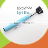 Monopod Adjustable Wired Selfie Stick With Remote