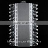 24 Clear Removable Nail Polish Palette Color Chart Display Art Tip thumbnail-4