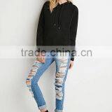 China Wholesale New Fashion Hoodie Design Classic Fleece Hoodie for Women thumbnail-4