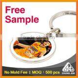 Free Sample_metal Two Sided Canada Sports Printed Basketball Key Ring thumbnail-6