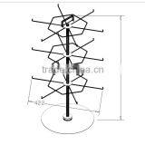 Silver Color Counter Top Rotating Stationery Display Rack thumbnail-2