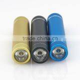 the Cheapest Best Price Metal Aluminium Alloy Portable Power Bank Chargers With Led Light Torch 1200-3400mah