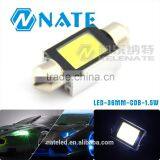 1.5W Festoon Light High Power Newest Design Led Canbus Led Car Bulb T10 Cob 36MM