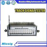 Micsig ME2000G railway track signal code sequence tester for single carrier frequency