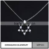 Bling Bling 925 Silver Charmful Star Pendant Neckalce thumbnail-1