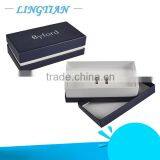 Handmade Cardboard Paper Cufflink Box With Hot Stamping Logo thumbnail-1