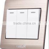 New Design V6 Series High Quality and Safety Products 3 Gang Switch for Home thumbnail-2