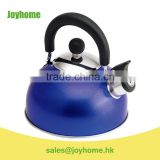 2.0L colorful stainless steel whistle kettle
