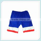 wholesale baby summer clothing baby ruffle shorts baby cotton shorts patriotic boutique ruffle short pants