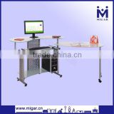 Practical Modern White computer stand MGD-1097M
