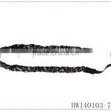 Floral Cloth Braid Hair Band, Plain Braid Headband,hair Accessories