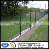 2m*1.5m Welded Wire Fence Panels With PVC Coated and Peach Post thumbnail-1
