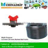 Multi-Purpose 1/2 Inch (16 Mm) Barbed Ball Valve thumbnail-1
