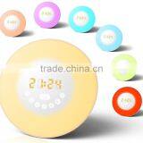 Multifunctional Alarm Clock 7 Colors & FM Radio thumbnail-1