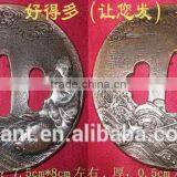 Traditional Decorative Samurai Katana Sword With Carbon Steel Blade and Casting Zinc Alloy Tsuba JL579 thumbnail-6