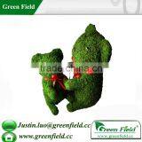 Bear Wire Frame Topiary With Moss Topiary Garden thumbnail-1