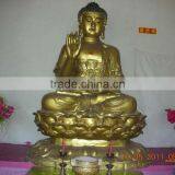 Brass Sitting Buddha Statue thumbnail-1