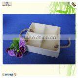 Hotel Restaurant Unfinished Mini Euro Square Wooden Pallet Tray thumbnail-5