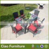 Outdoor Synthetic Rattan Table and Chair for Restaurant thumbnail-1