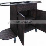 PE Rattan Hotel Hand Service Trolley thumbnail-2
