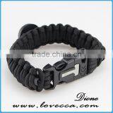 25cm Length Can Laser Team Logo Paracord Compass Bracelet thumbnail-3