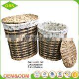 Wholesale Storage Basket Customized Wicker Laundry Basket With Lids thumbnail-3
