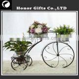 Decorative Wrought Iron Bicycle Plant Stand Iron Bicycle Plant Stand thumbnail-1