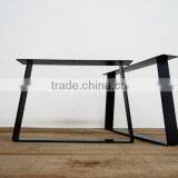 2017 Hot New Products Thin Steel Black Metal Bench Leg With Wood Table thumbnail-1