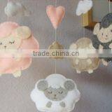 Express Hot Sale High Quality New Products Wholesale Eco Handmade Felt Hanging Plush Sheep Made in China thumbnail-1