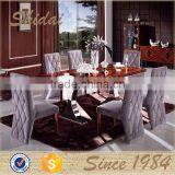 Italian Wooden Venner Dining Table and Chair thumbnail-1
