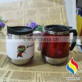 Cheap Gift Double Wall Stainless Steel Mug With Handle thumbnail-2