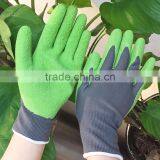 NMSAFETY Garden Work Use 13 Gauge Green Latex on Palm Gloves thumbnail-1